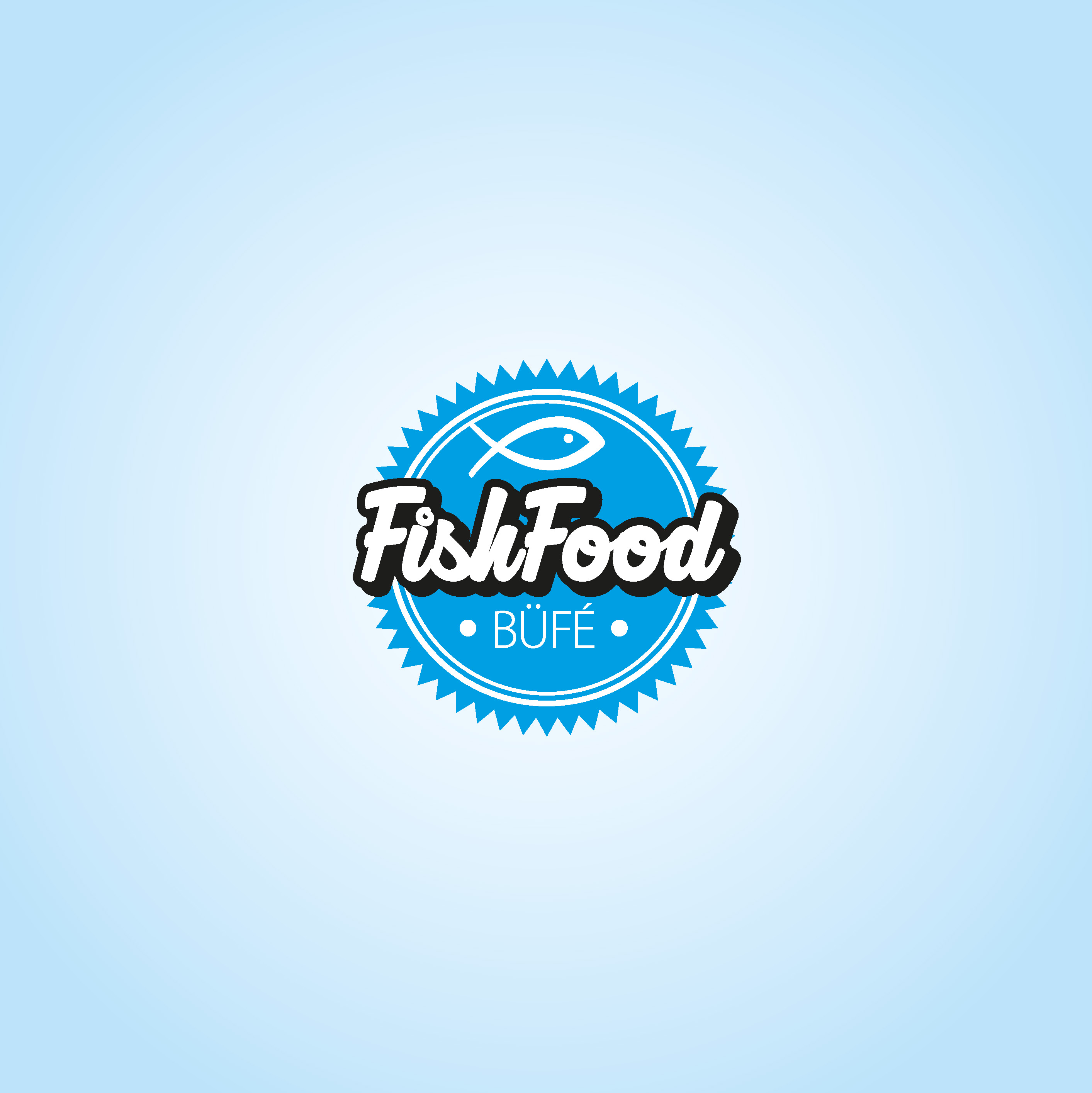 Fish Food Büfé – logóterv